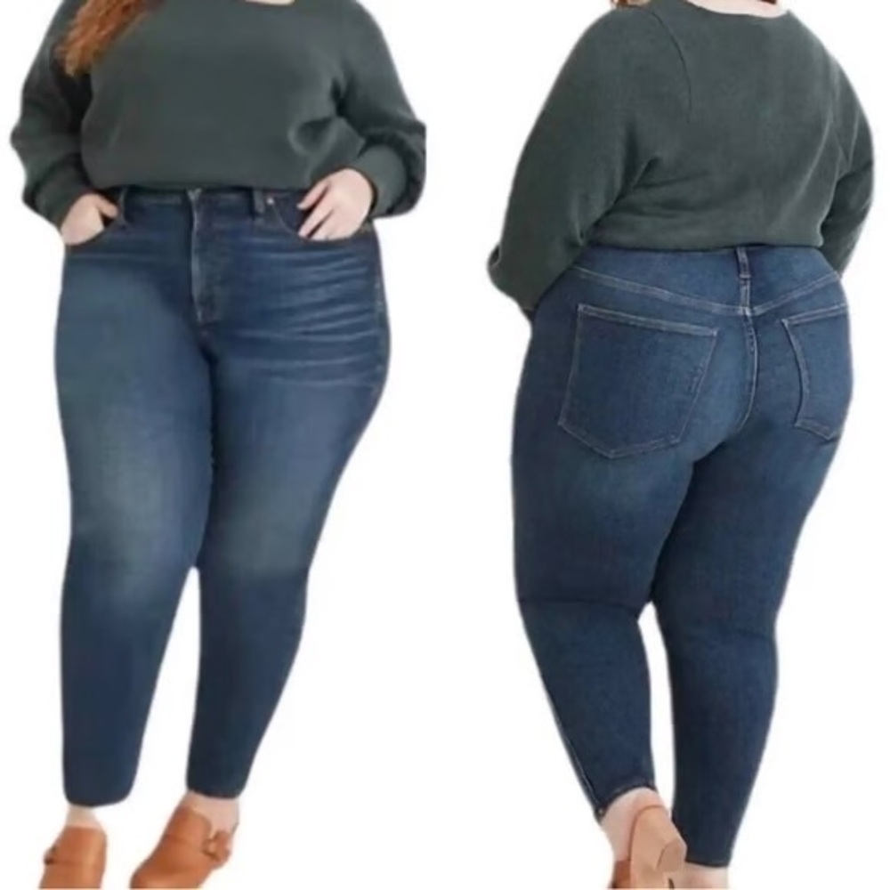 NEW Madewell 10" High-Rise Skinny Jeans Plus Size 37